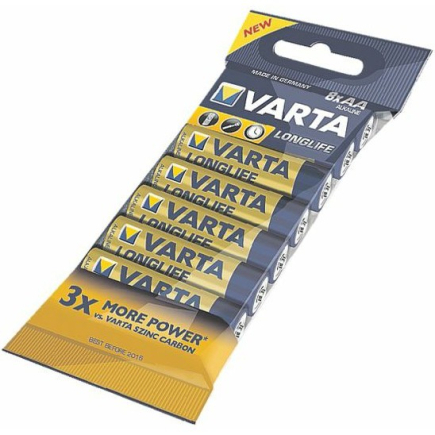 Batterie AA (LR6) 1.5V *Varta* Longlife - 8-Pack 21249764