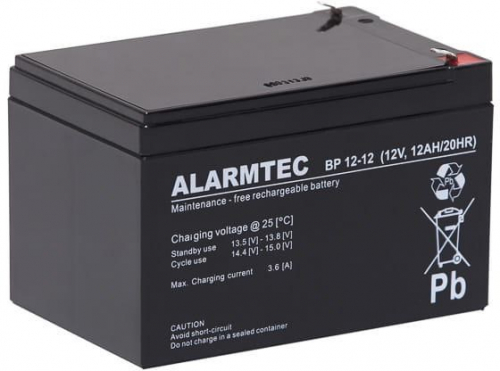 12V 12AH VRLA BP12-12 ALARMTEC EMU BATTERY