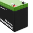 Qoltec Gel battery | 12V | 7Ah | Max.72A | AGM