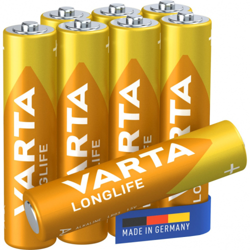 Batterie AAA (LR03) 1.5V *Varta* Longlife - 8-Pack 21249821