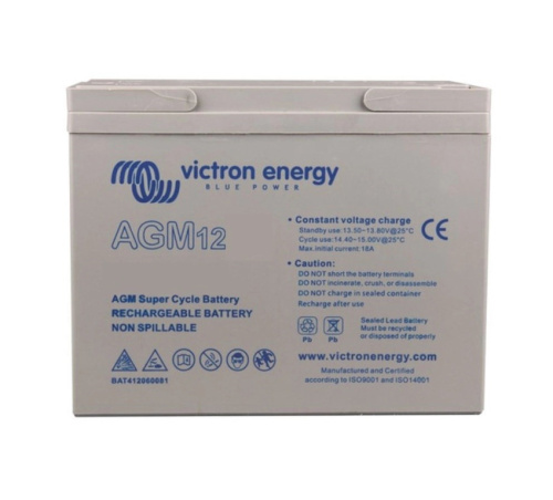 Battery VICTRON ENERGY AGM Super Cycle 12V/25Ah M5 (BAT412025081)