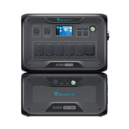 Bluetti AC500 + B300S portable power station 16 Lithium Iron Phosphate (LiFePO4) 60000 mAh 5000 W 30 kg
