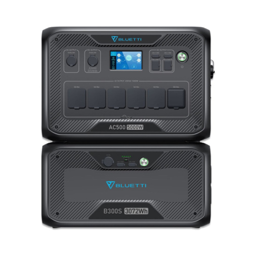 Bluetti AC500 + B300S portable power station 16 Lithium Iron Phosphate (LiFePO4) 60000 mAh 5000 W 30 kg