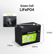 Green Cell LFPGC12V60AH UPS battery Lithium Iron Phosphate (LiFePO4) 12.8 V 60 Ah