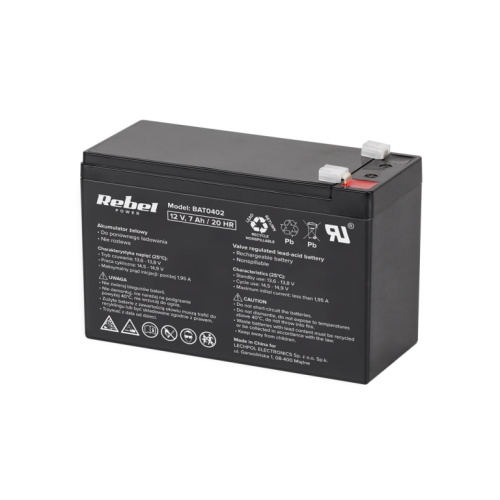 Rebel Gel Battery 12V 7Ah