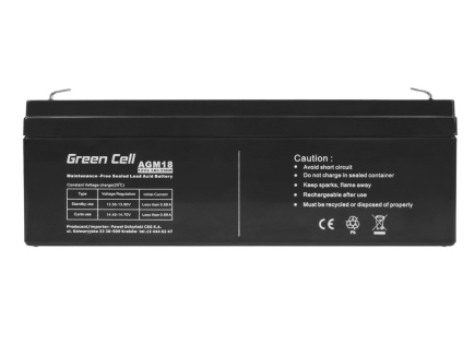 Green Cell AGM18 UPS battery 12 V 2.3 Ah