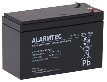 AGM ALARMTEC BP Series Battery 12V 7Ah