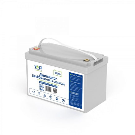 VOLT POLSKA LITHIUM IRON PHOSPHATE LiFePO4 BATTERY 12V 100Ah 150A
