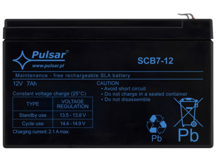 SCB7-12 Battery 7Ah/12V SCB