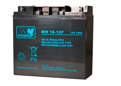 MW Power MW 18-12F UPS battery 12 V 18 Ah