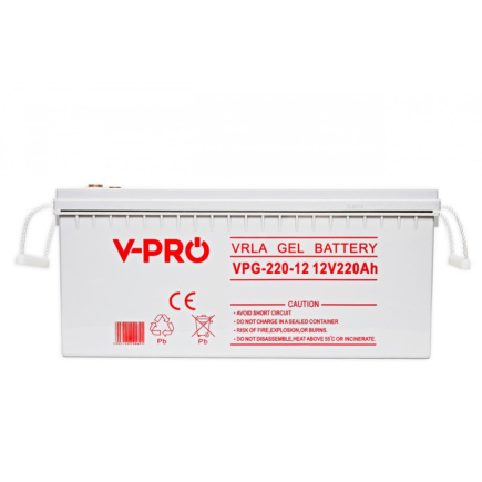 Battery Volt Polska Gel VPRO Solar 12V 220Ah