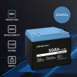 Qoltec 53704 LiFePO4 lithium iron phosphate battery | 12.8V | 50Ah | 640Wh | BMS
