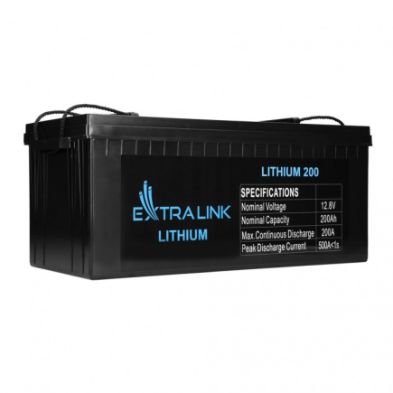 Extralink Accumulator LiFePO4 200AH 12.8V, BMS WLONONWCRDZOF