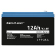Qoltec LiFePO4 Lithium-Iron-Phosphate Battery 12.8V 12Ah 153.6Wh with BMS