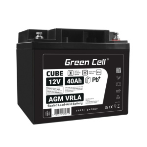 Green Cell Battery AGM VRLA 12V 40Ah IP54