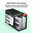 Green Cell Battery AGM VRLA 6V 4Ah IP54