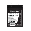 Green Cell Battery AGM VRLA 6V 5Ah IP54