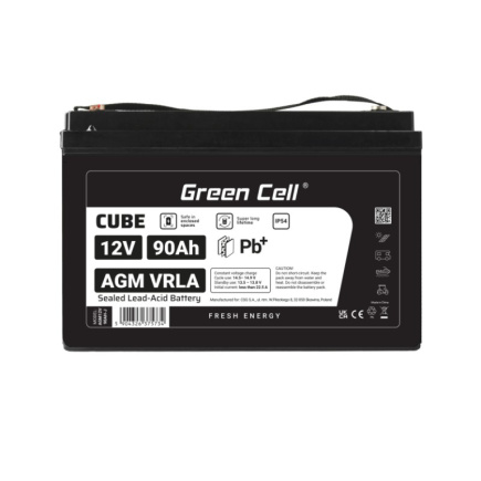 Green Cell Battery AGM VRLA 12V 90Ah IP54