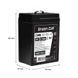 Green Cell Battery AGM VRLA 6V 4,5Ah IP54