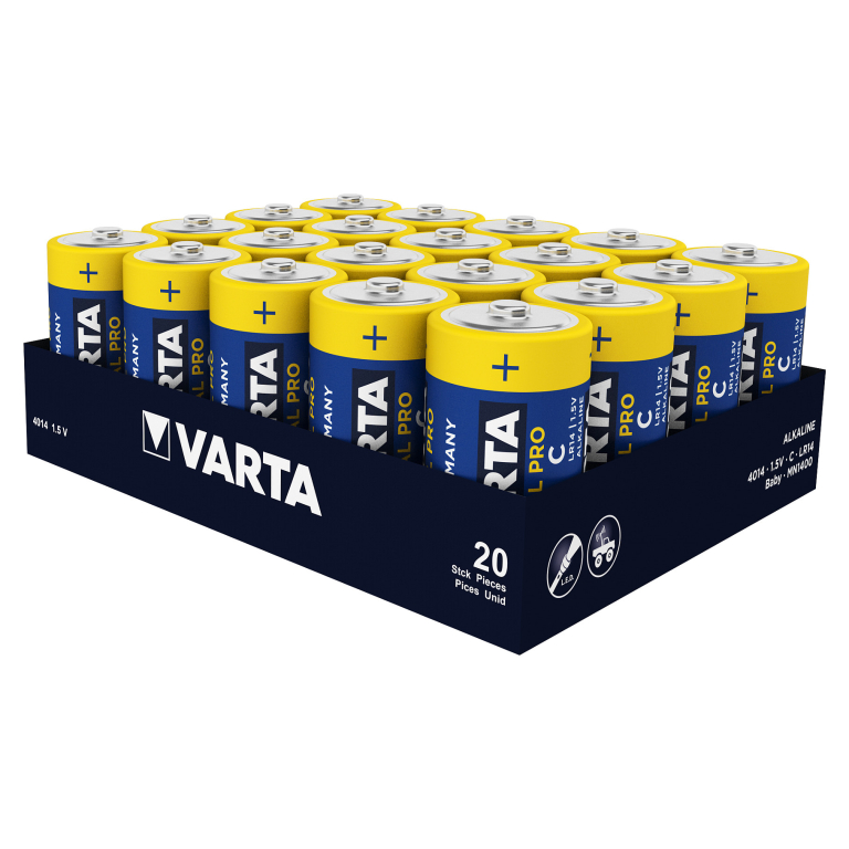 Tootefoto - Batterie C (LR14) 1.5V *Varta* Industrial Pro - 20-Pack