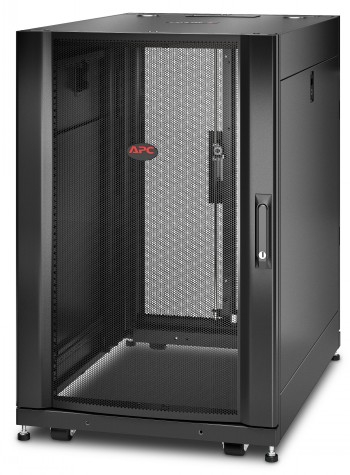 APC NETSHELTER SX 18U SERVER RACK ENCLOSURE 600MM X 900MM W/ SIDES BLACK