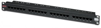 APC CAT 6 PATCH PANEL, 24 PORT RJ45 TO 110 568 A/B COLOR CODED