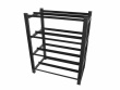Lanberg Stand for batteries UPS 830X454 2x4(8) black OR01-830454-204-BK