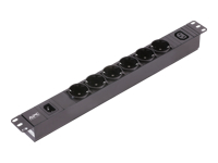 APC Easy PDU EPDU1010B-SCH Basic 1U 10A 230V 6x Schuko & 1x C13 C14 plug