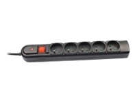 TRACER TRALIS30406 Surge Protector Tracer PowerGuard 1.8m Black (5 sockets)