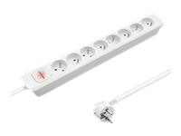 QOLTEC 50280 Power strip 8 sockets 1.8m White