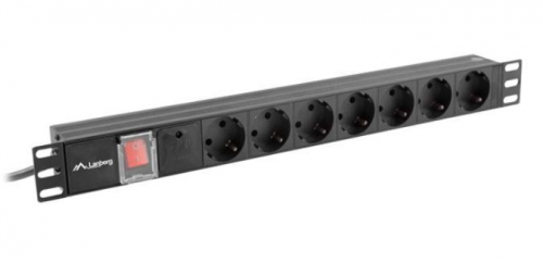 Lanberg Surge protector Rack PDU 19