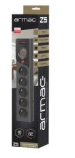 Armac Power strip Z5 1.5M 5x230V 10aA Z5/15/CZ black