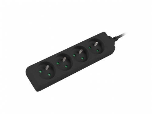 Lanberg Power strip for UPS 1.5 m black 4XPL