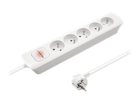 QOLTEC 50276 Power strip 5 sockets 1.8m White