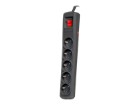 ARMAC R5/CZ/15 Armac Surge Protection R5 (5 sockets) 10A 1.5M black