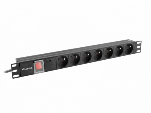 Lanberg Surge protector Rack PDU 19