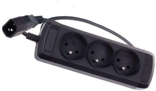 Natec Power Strip for UPS 0.6m (3 sockets) Black