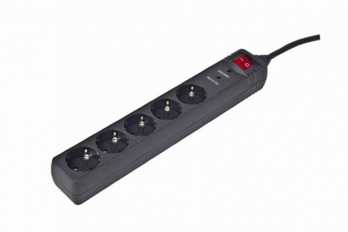 Gembird Surge protector 5 X German socket/3m