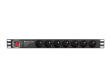 Lanberg Power strip PDU rack 19 inch 1U 16A 7X 230V PL SPD-3MP 2m black