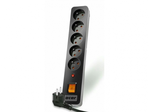 Acar Surge Protector X5 1.5m black