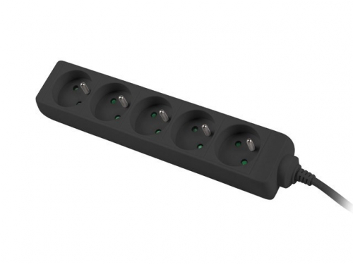 Lanberg Power strip for UPS 1.5 m black 5XPL