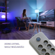 Qoltec Surge protector Quick Switch 8 sockets 2,5m gray