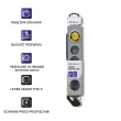 Qoltec Surge protector Quick Switch 4 sockets 1,5m gray