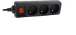 Gembird UPS power strip 3FR/16A/C14/0.6m/black