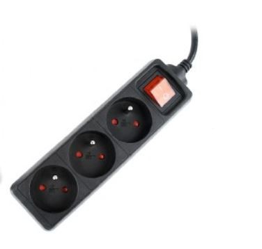 Gembird UPS power strip 3FR/16A/C14/0.6m/black
