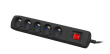 Armac Power strip ARC5 1,5 m ARC5/15/CZ black