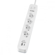 EVER Surge protection strip PROTECT 4PL 1A1C USB T/LZ12-PRO015/1000