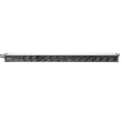 Digitus Aluminum Outlet Strip with overload protection | DN-95405 | Sockets quantity 12 DN-95405