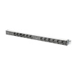 Digitus Aluminum Outlet Strip with overload protection | DN-95405 | Sockets quantity 12 DN-95405
