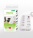 EVER Surge protector Home 2m 8 outlets